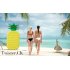  US Direct  Twister CK Cool Summer Inflatable Pineapple Pool Float Raft with 3 Saucer Gifts