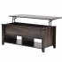  US Direct  U STYLE Multipurpose Coffee Table with Drawers  open shelf and Storage  Lifting Top Table for Living Room