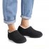  US Direct  ULTRAIDEAS Women s Cozy Memory Foam Closed Back Slippers with Warm Fleece Lining Black 6