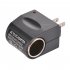  US Direct  Universal AC to DC Car Cigarette Lighter Socket Adapter  US Plug 
