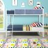  US Direct  Upholstered Twin over twin bunk bed