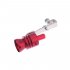  US Direct  Vehicle Refit Device Turbo Sound Muffler Turbo Whistle Exhaust Pipe Sounder Motorcycle Sound Imitator Caliber  2 5cm silver