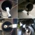  US Direct  Vehicle Refit Device Turbo Sound Muffler Turbo Whistle Exhaust Pipe Sounder Motorcycle Sound Imitator Caliber  2 5cm silver