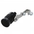 US Direct  Vehicle Refit Device Turbo Sound Muffler Turbo Whistle Exhaust Pipe Sounder Motorcycle Sound Imitator Caliber  2 5cm silver