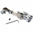  US Direct  Vehicle Refit Device Turbo Sound Muffler Turbo Whistle Exhaust Pipe Sounder Motorcycle Sound Imitator Caliber  2 5cm silver