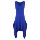  US Direct  VeryAnn Women s Round Neck Knee length Loose T shirt Dress Casual Sleeveless Dress