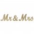  US Direct  Vintage Style  Gold Glitter Mr   Mrs Wooden Letters for Wedding Decoration DIY Decoration
