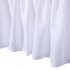  US Direct  Waffle Weave Textured Short Curtains Kitchen Waterproof Bathroom Half Window Tier Curtains White 30  24  2
