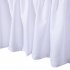  US Direct  Waffle Weave Textured Waterproof Room Darkening Window Curtain Valance  60  15   White Gray  Rod Pocket