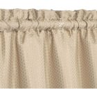 US Waffle Weave Textured Short Curtains Set Waterproof Half Window Tier Curtains for Kitchen, Bathroom, Living Room (30