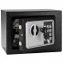  US Direct  Wall in Style Electronic Code Metal Steel Box Safe  Case 17ef Storage Container black