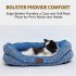  US Direct  Waterproof Deluxe Round Dog  Bed Super Soft Sleeping Bed Removable Covers Sofa Bed For Dogs