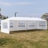  US Direct  Waterproof Tent With Spiral Tubes Five Sides Assembled Tent 3x9m For Parties Weddings Camping Parking White