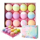 [US Direct] Women Bath Bomb Gift Set Pure Natural Essential Oil Multiple Odors For Relieve Stress Keep Skin Moisturized colorful