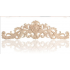 US Direct  Wood Carved Long Applique Frame Corner Onlay Unpainted Furniture Home Door Decor  30   7   0 8cm