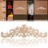  US Direct  Wood Carved Long Applique Frame Corner Onlay Unpainted Furniture Home Door Decor  30   7   0 8cm