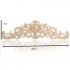  US Direct  Wood Carved Long Applique Frame Corner Onlay Unpainted Furniture Home Door Decor  30   7   0 8cm
