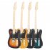  US Direct  Wooden GTL Maple Fingerboard Electric  Guitar  sunset Color    Bag   Strap   Pick   Cable   Wrench Tool Black