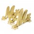  US Direct  Wooden Letters MR   MRS Sign Wedding Table Decorations Gold Glitter Silver Glitter Sweetheart Tools Silver glitter  With 5 flower pads 