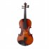  US Direct  Wooden Plywood Bright Light Violin Set With Box Bow Rosin 4 4 Full Size Acoustic Violin Musical Instruments natural color