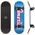  US Direct  Wooden Standard Skateboard 7 layer Maple Deck 31 X 8 Inch Complete Skate Board For Beginner Blue black