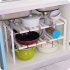  US Direct  XM 432SS  Multifunctional Kitchen Sink  Rack Storage Holder Kitchen Accessories White