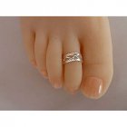 [US Direct] XY Fancy Wholesale Lots 10pcs 925 Sterling Silver Fashion Design Toe Rings Adjustable Y84
