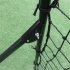  US Direct  XY RB002  Baseball Training Rebound  Goal 140  90  80CM With Galvanized Steel Pipe   19 0 6mm PE Net black