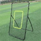 [US Direct] XY-RB002  Baseball Training Rebound  Goal 140×90×80CM With Galvanized Steel Pipe Φ19*0.6mm+PE Net black