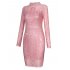  US Direct  YesFashion Women Fashion Long Sleeve Casual Lace Dress Party Dress