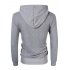  US Direct  Yong Horse Men s Long Sleeve Pullover Hoodie Lightweight Hooded Sweatshirt Light Gray M