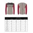  US Direct  Yong Horse Mens Casual Slim Fit Long Sleeve Contrast Color Henley Neck T Shirt