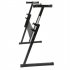  US Direct  Z shaped Adjustable Electric Piano Rack Stand Portable Foldable Multi functional Music Holder Musician Gifts Black