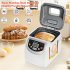  US Direct  ZOKOP 110v 550w Bread Maker Machine High Temperature Resistant With Automatic Feeding Function  us Plug   White
