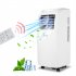  US Direct  ZOKOP 115 00v Air Conditioner Abs Side Outlet Mobile Portable Refrigeration Machine With Remote Control White