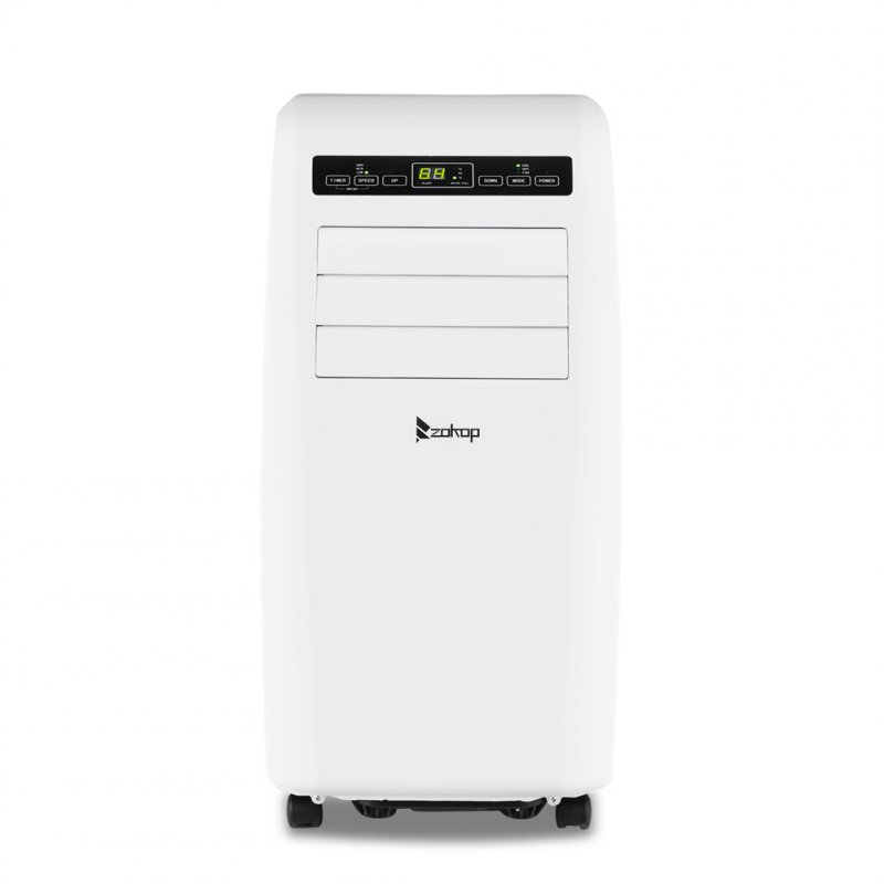 [US Direct] ZOKOP 115.00v Portable Air Conditioner Abs Side Outlet Portable Refrigeration Dehumidification Machine Fans White