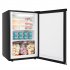  US Direct  ZOKOP 115v 60hz Single Door Upright Freezer Adjustable Thermostat Stainless Steel Door Freezer For Apartment Small Kitchen 88L  3 0CU FT