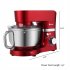 US Direct  ZOKOP 5 5l 660w Kitchen Machine 6 Speeds Low Noise Anti skid Mixing Pot Kitchen Stand Mixer With Handle red