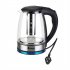  US Direct   ZOKOP HD 1861 A 110V 1500W 1 8L  Electric Glass  Kettle With Filter black