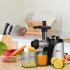  US Direct  ZOKOP Masticating Juicer Machine With 800ml Juice Cup 1000ml Pomace Cup 2 speed Mechanical Horizontal Electric Juicer black