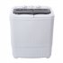  US Direct  ZOKOP Washing Machine 14 3lbs Capacity Twin Tub Semi Automatic Laundry Washer Grey