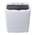  US Direct  ZOKOP Washing Machine 14 3lbs Capacity Twin Tub Semi Automatic Laundry Washer Grey