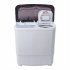  US Direct  ZOKOP Washing Machine 14 3lbs Capacity Twin Tub Semi Automatic Laundry Washer Grey