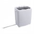  US Direct  ZOKOP Washing Machine 14 3lbs Capacity Twin Tub Semi Automatic Laundry Washer Grey