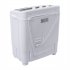  US Direct  ZOKOP Washing Machine 14 3lbs Capacity Twin Tub Semi Automatic Laundry Washer Grey