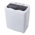  US Direct  ZOKOP Washing Machine 14 3lbs Capacity Twin Tub Semi Automatic Laundry Washer Grey