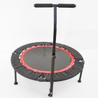 [US Direct] trampoline 40 Inch Mini Exercise Trampoline for Adults or Kids - Indoor Fitness Rebounder Trampoline with Safety Pad | Max. Load 300LBS