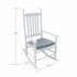  US Direct  wooden porch rocker chair  WHITE