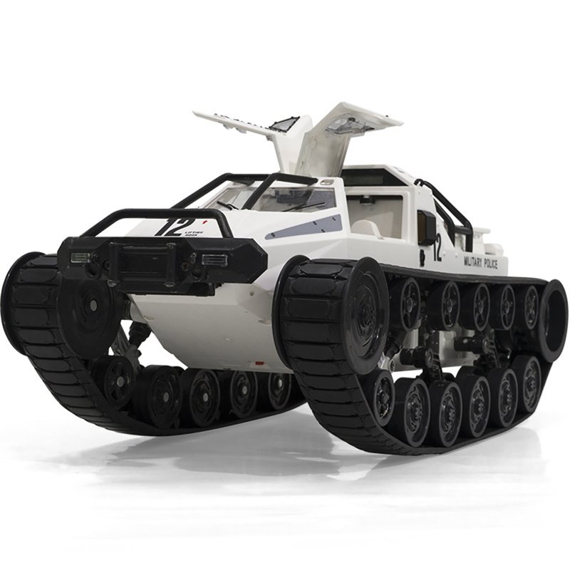 1:12 Scale 2.4GHz RC Tank Car Rechargeable 360 Degree Rotating Remote Control Drift Tank Vehicle 