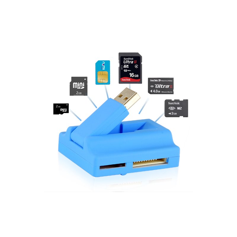 Multi-Format Memory Card Reader (SD / MS / SIM / and More!)